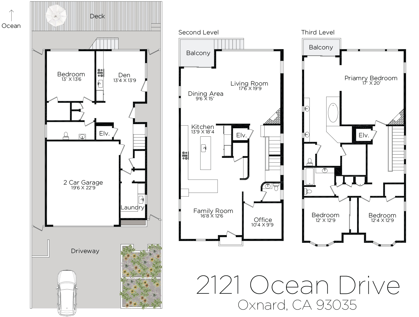 2121 Ocean Dr Floorplan