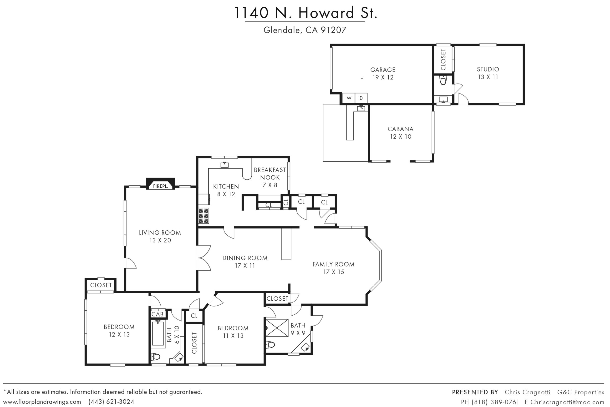 1140 N. Howard St. Floorplan