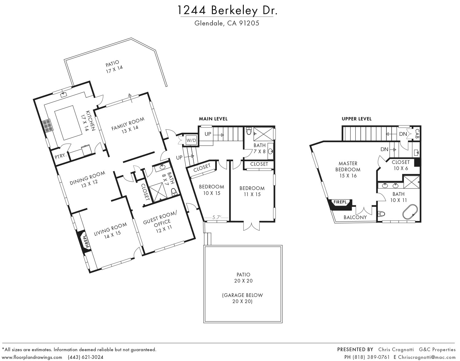 1244 Berkeley Dr Floorplan