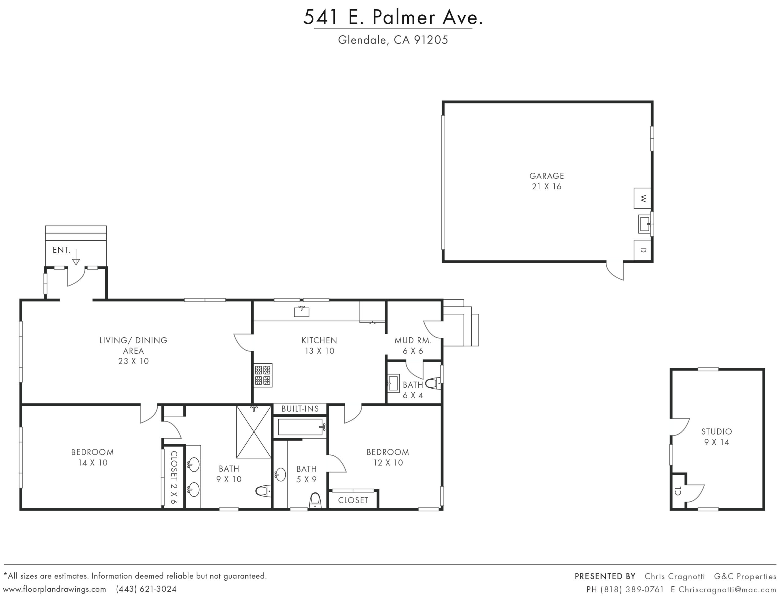 541 E. Palmer Floorplan