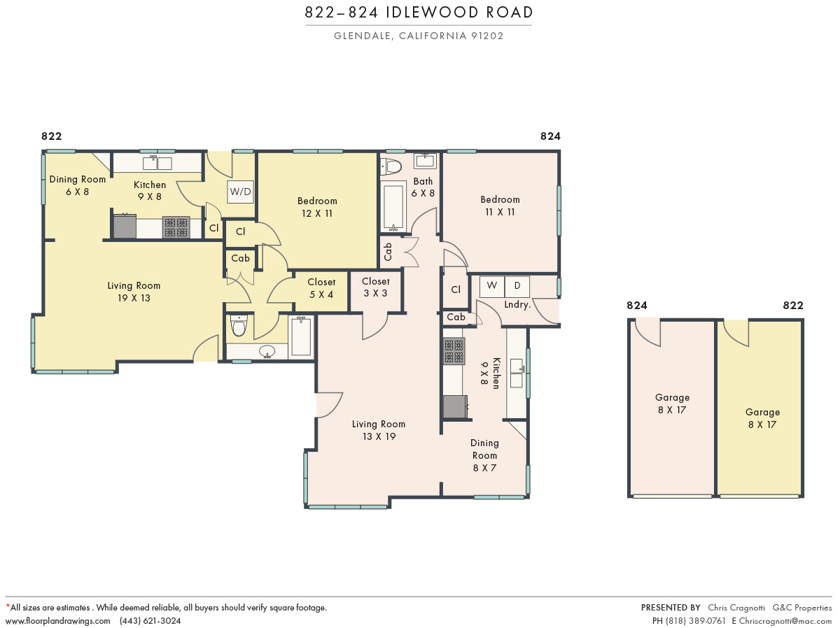 822-824 Idlewood Rd Floorplan